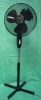 CROWN Standventilator 40cm in schwarz